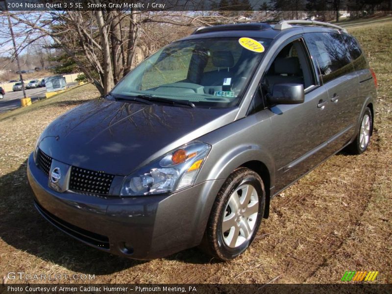 Smoke Gray Metallic / Gray 2004 Nissan Quest 3.5 SE