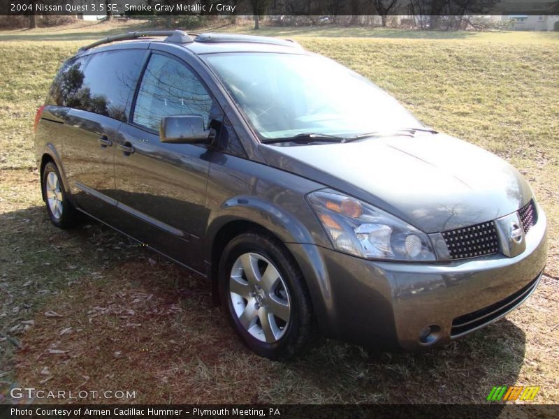 Smoke Gray Metallic / Gray 2004 Nissan Quest 3.5 SE
