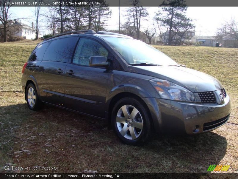 Smoke Gray Metallic / Gray 2004 Nissan Quest 3.5 SE