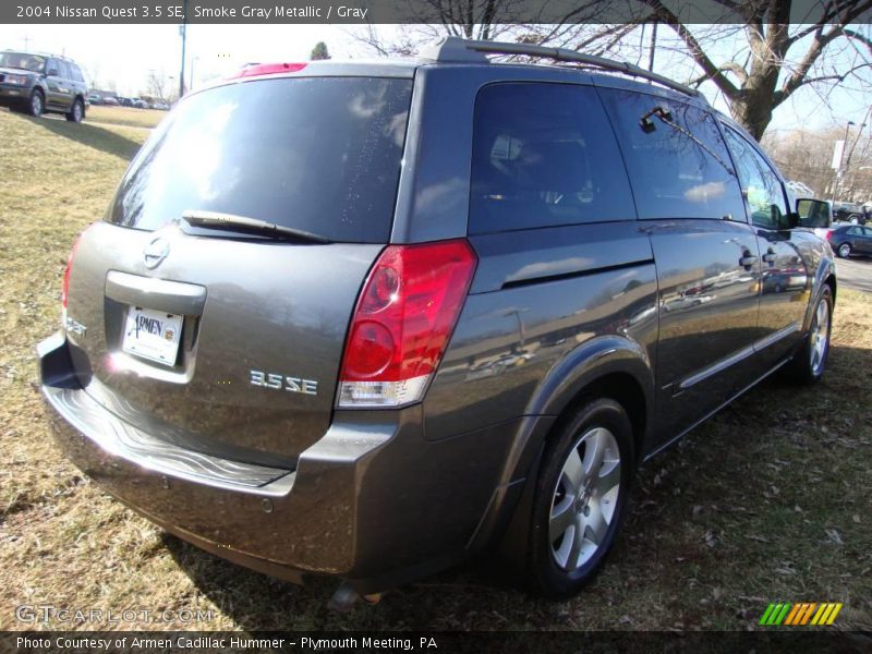 Smoke Gray Metallic / Gray 2004 Nissan Quest 3.5 SE