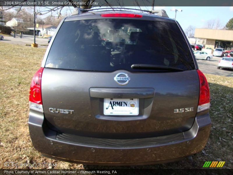 Smoke Gray Metallic / Gray 2004 Nissan Quest 3.5 SE