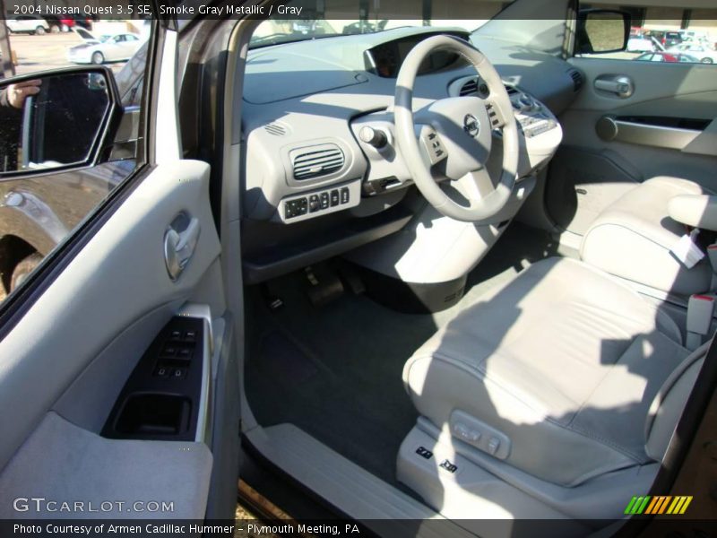 Smoke Gray Metallic / Gray 2004 Nissan Quest 3.5 SE