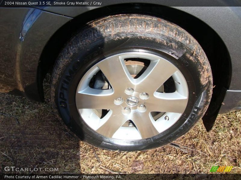 Smoke Gray Metallic / Gray 2004 Nissan Quest 3.5 SE