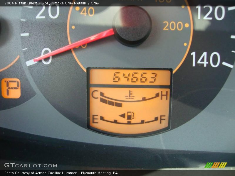Smoke Gray Metallic / Gray 2004 Nissan Quest 3.5 SE