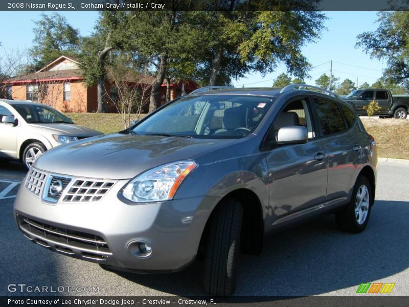 Gotham Gray Metallic / Gray 2008 Nissan Rogue SL