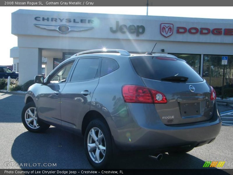 Gotham Gray Metallic / Gray 2008 Nissan Rogue SL