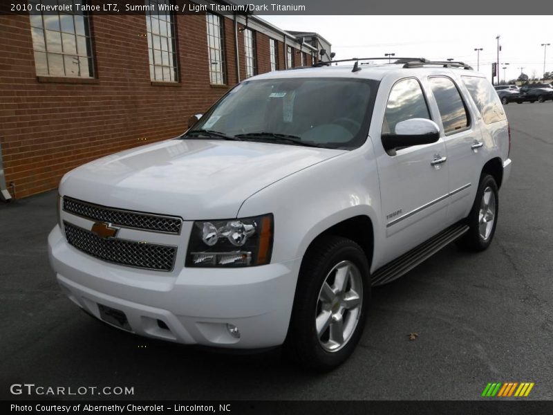 Summit White / Light Titanium/Dark Titanium 2010 Chevrolet Tahoe LTZ