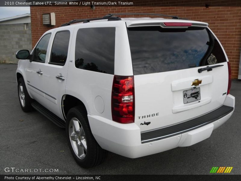 Summit White / Light Titanium/Dark Titanium 2010 Chevrolet Tahoe LTZ