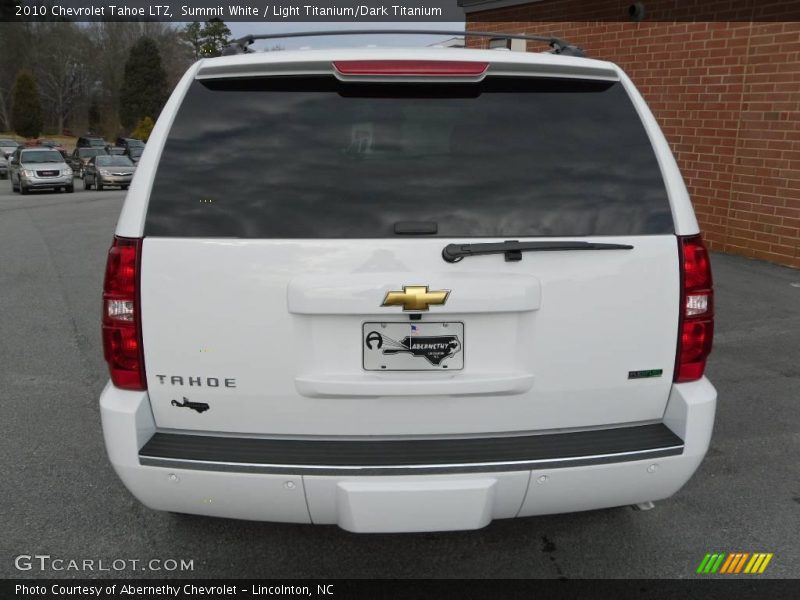 Summit White / Light Titanium/Dark Titanium 2010 Chevrolet Tahoe LTZ