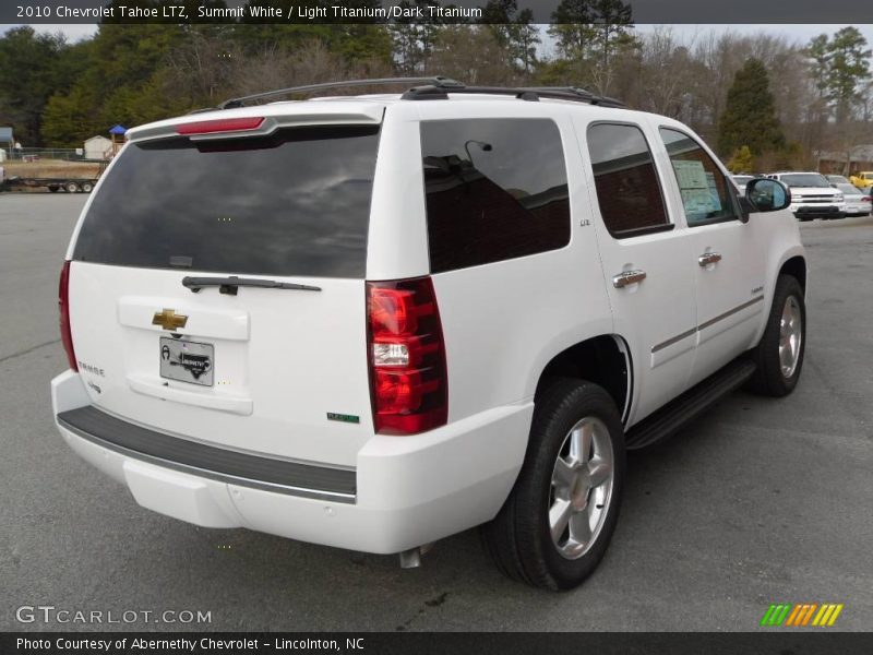 Summit White / Light Titanium/Dark Titanium 2010 Chevrolet Tahoe LTZ