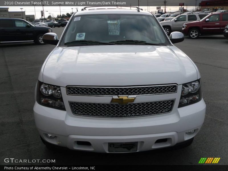Summit White / Light Titanium/Dark Titanium 2010 Chevrolet Tahoe LTZ