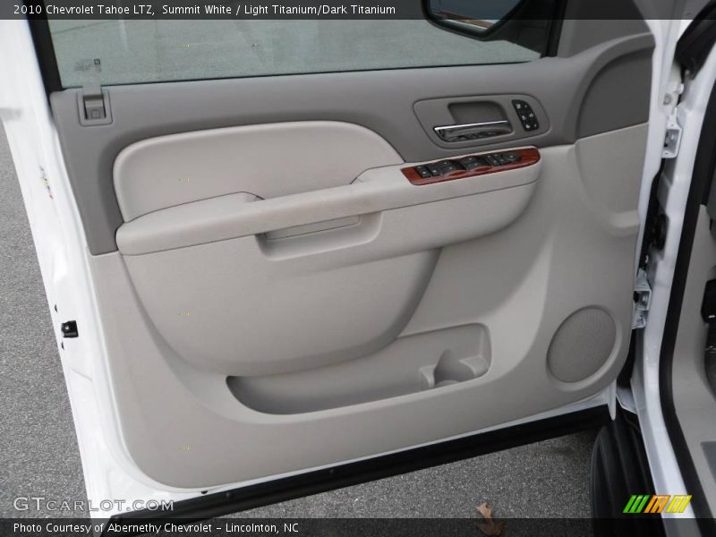 Summit White / Light Titanium/Dark Titanium 2010 Chevrolet Tahoe LTZ