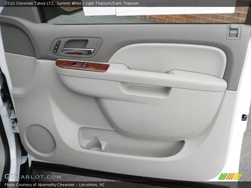 Summit White / Light Titanium/Dark Titanium 2010 Chevrolet Tahoe LTZ