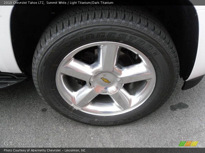 Summit White / Light Titanium/Dark Titanium 2010 Chevrolet Tahoe LTZ