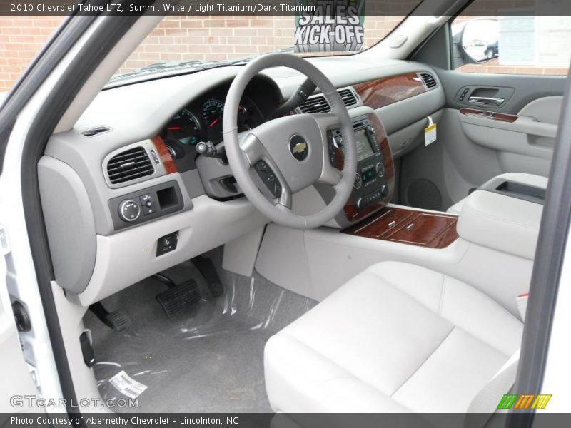 Summit White / Light Titanium/Dark Titanium 2010 Chevrolet Tahoe LTZ