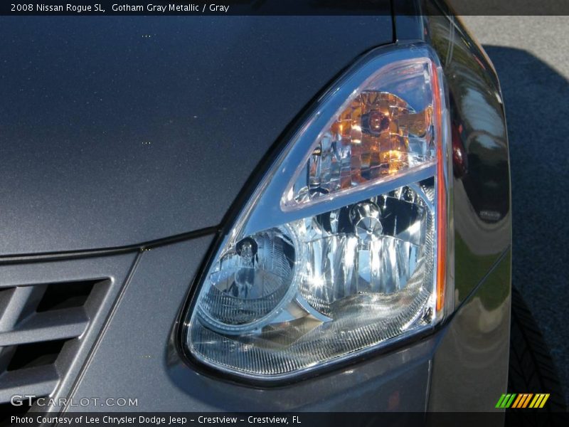 Gotham Gray Metallic / Gray 2008 Nissan Rogue SL