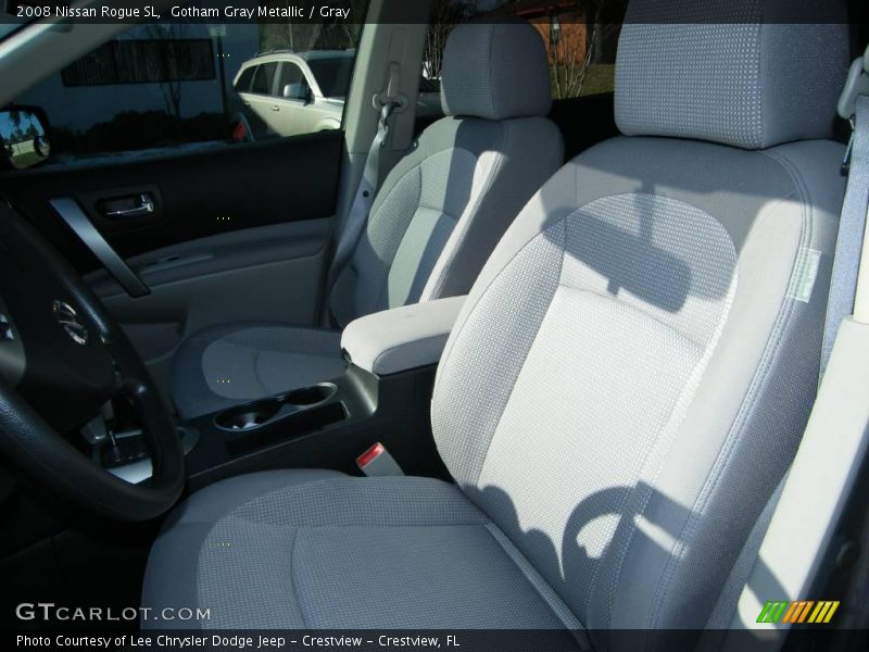 Gotham Gray Metallic / Gray 2008 Nissan Rogue SL