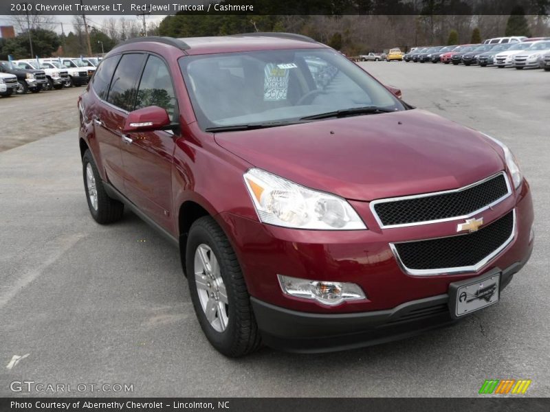 Red Jewel Tintcoat / Cashmere 2010 Chevrolet Traverse LT