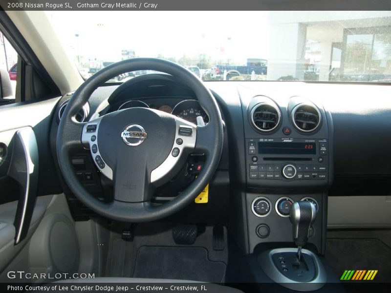 Gotham Gray Metallic / Gray 2008 Nissan Rogue SL