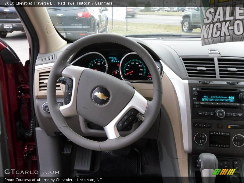 Red Jewel Tintcoat / Cashmere 2010 Chevrolet Traverse LT