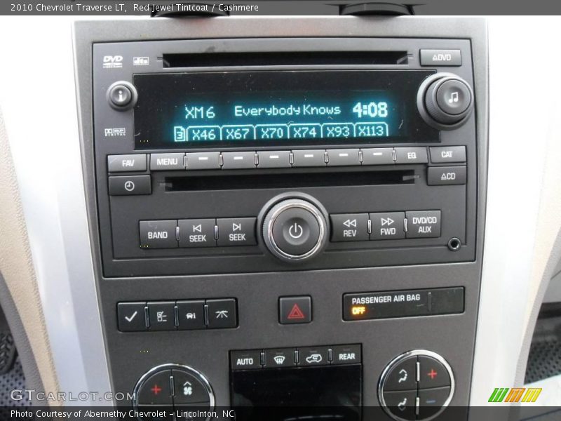 Red Jewel Tintcoat / Cashmere 2010 Chevrolet Traverse LT