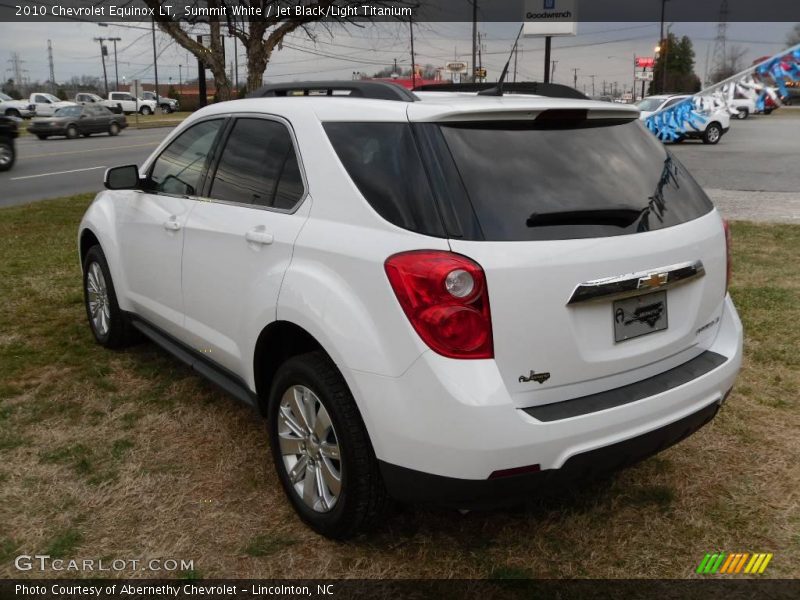 Summit White / Jet Black/Light Titanium 2010 Chevrolet Equinox LT