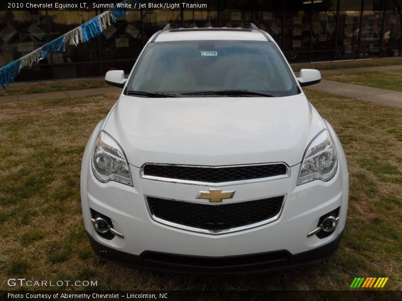 Summit White / Jet Black/Light Titanium 2010 Chevrolet Equinox LT