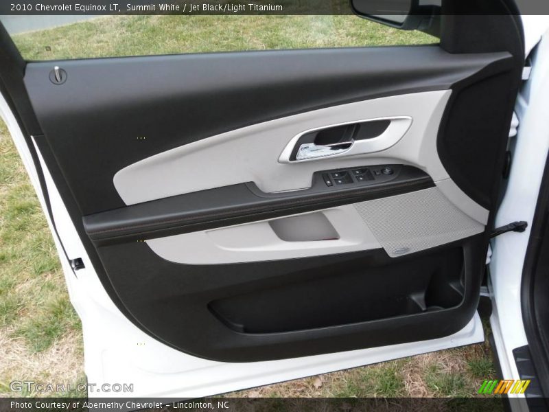 Summit White / Jet Black/Light Titanium 2010 Chevrolet Equinox LT