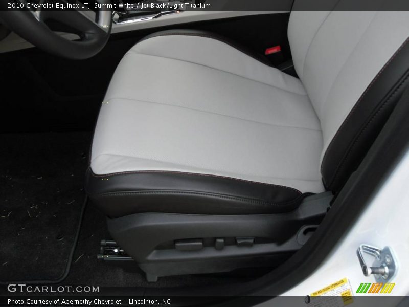 Summit White / Jet Black/Light Titanium 2010 Chevrolet Equinox LT