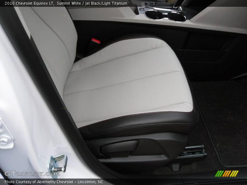 Summit White / Jet Black/Light Titanium 2010 Chevrolet Equinox LT