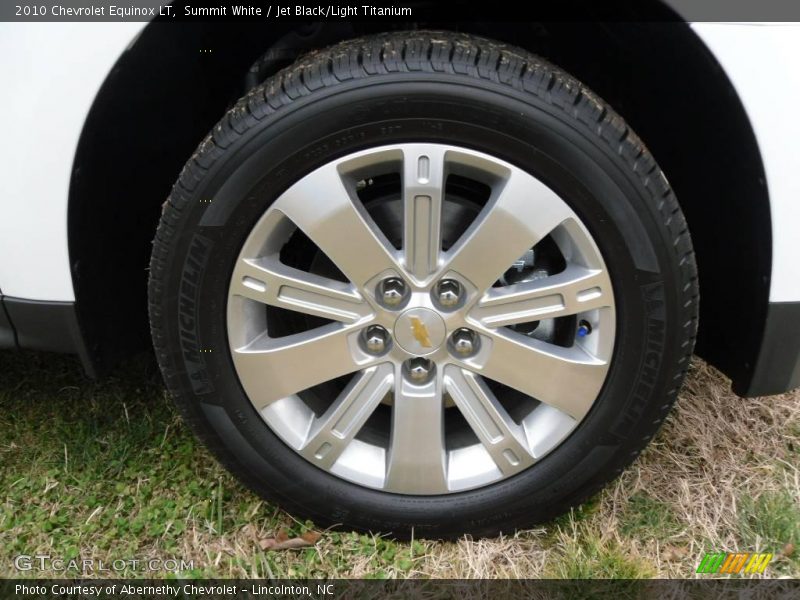 Summit White / Jet Black/Light Titanium 2010 Chevrolet Equinox LT