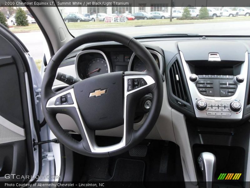 Summit White / Jet Black/Light Titanium 2010 Chevrolet Equinox LT