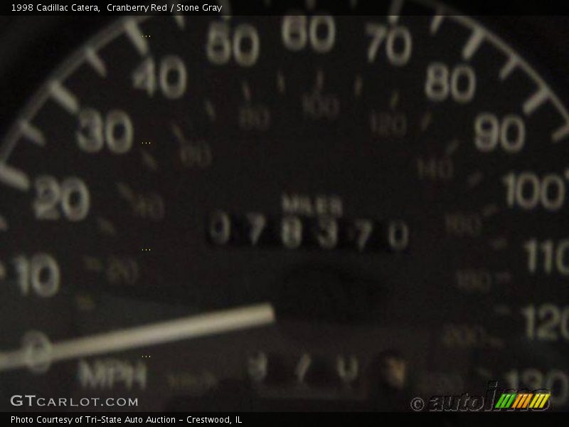 Cranberry Red / Stone Gray 1998 Cadillac Catera