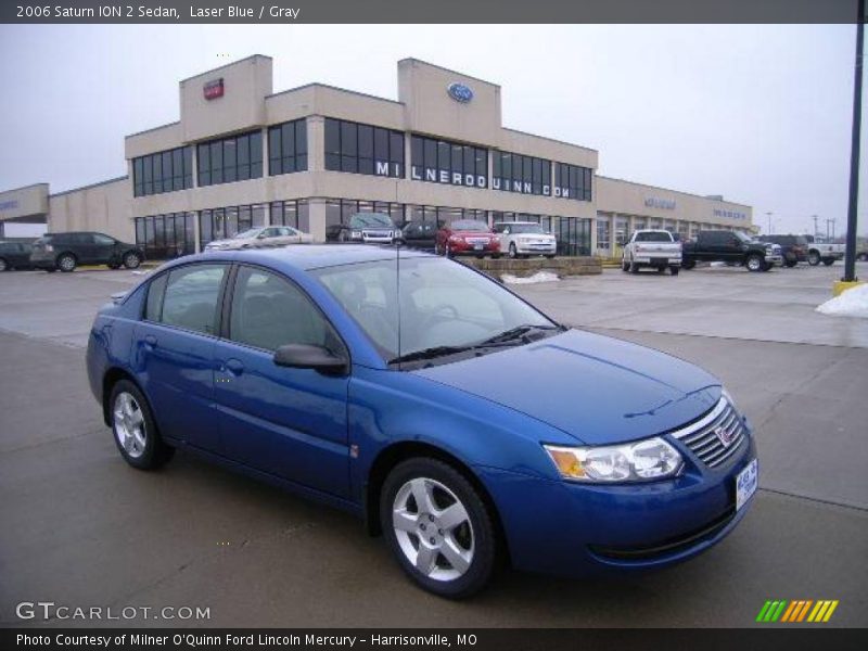 Laser Blue / Gray 2006 Saturn ION 2 Sedan