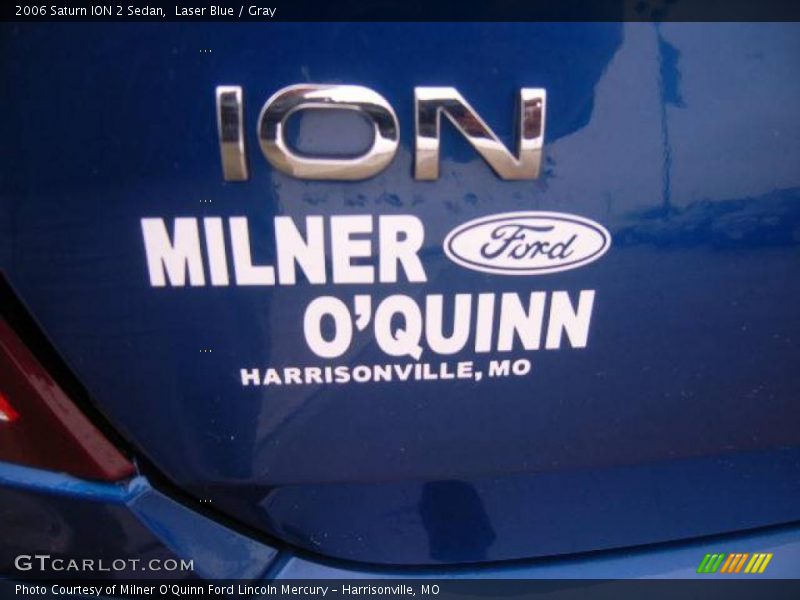Laser Blue / Gray 2006 Saturn ION 2 Sedan