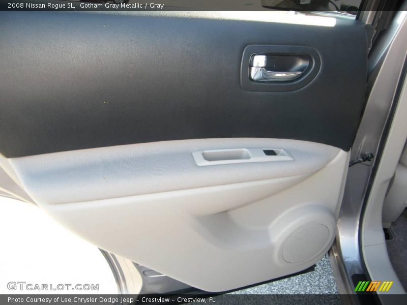 Gotham Gray Metallic / Gray 2008 Nissan Rogue SL