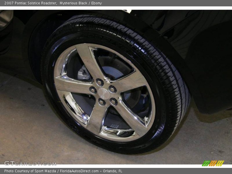 Mysterious Black / Ebony 2007 Pontiac Solstice Roadster