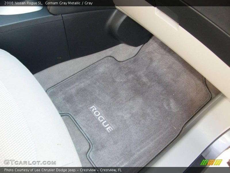 Gotham Gray Metallic / Gray 2008 Nissan Rogue SL