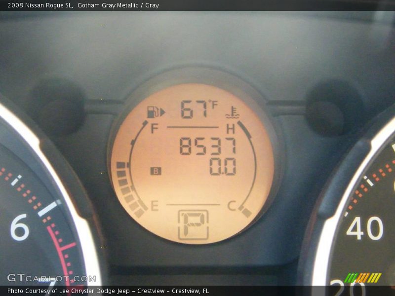 Gotham Gray Metallic / Gray 2008 Nissan Rogue SL