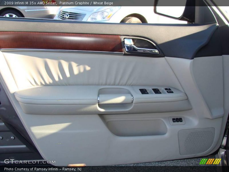Platinum Graphite / Wheat Beige 2009 Infiniti M 35x AWD Sedan