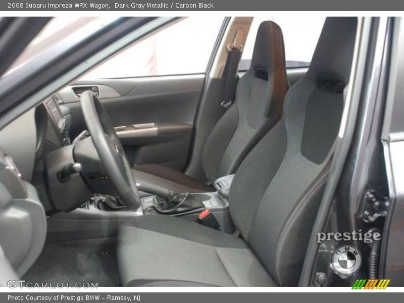 Dark Gray Metallic / Carbon Black 2008 Subaru Impreza WRX Wagon