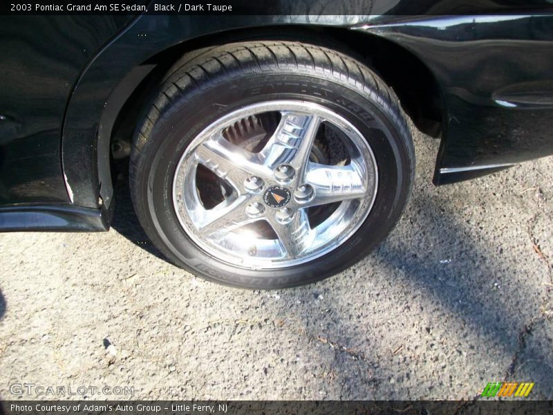 Black / Dark Taupe 2003 Pontiac Grand Am SE Sedan