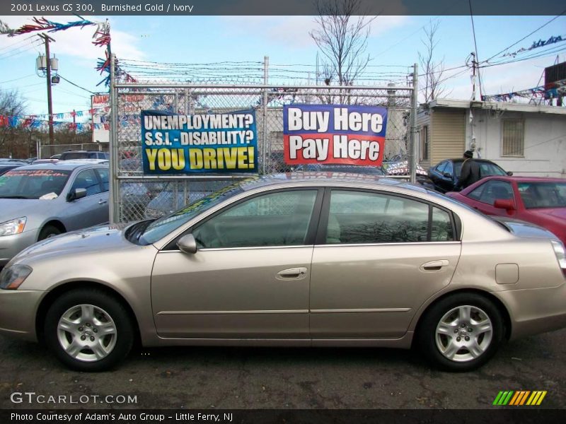 Burnished Gold / Ivory 2001 Lexus GS 300