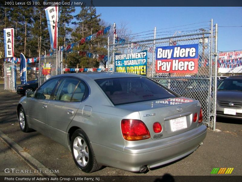 Burnished Gold / Ivory 2001 Lexus GS 300