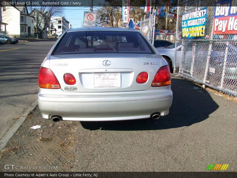 Burnished Gold / Ivory 2001 Lexus GS 300