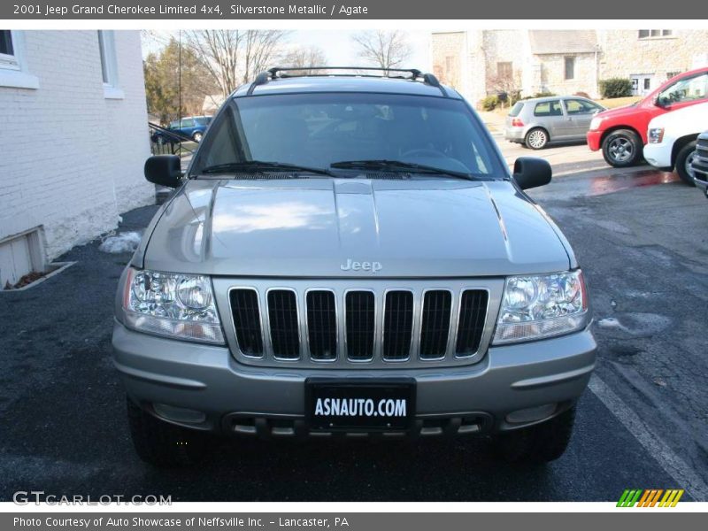 Silverstone Metallic / Agate 2001 Jeep Grand Cherokee Limited 4x4