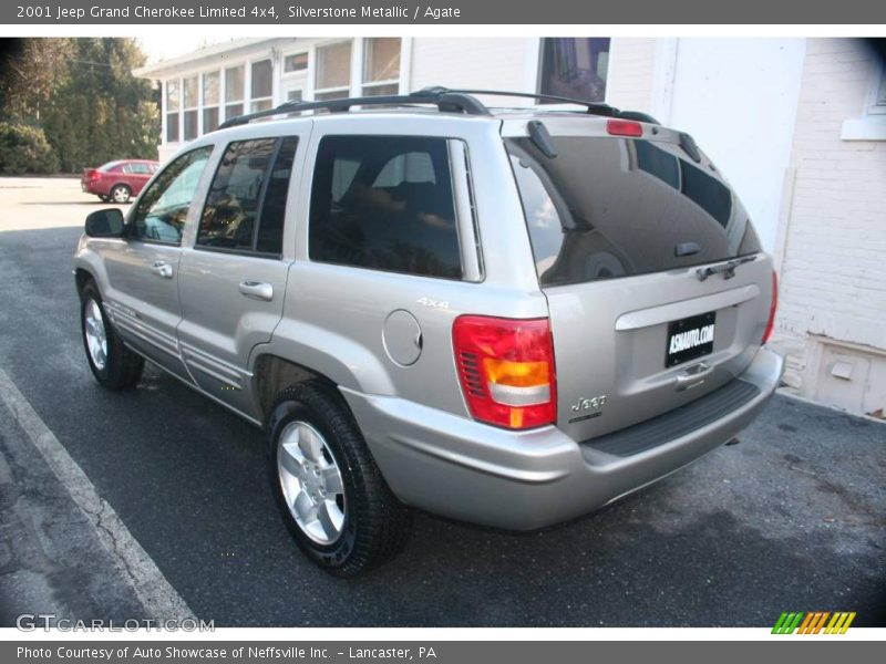 Silverstone Metallic / Agate 2001 Jeep Grand Cherokee Limited 4x4