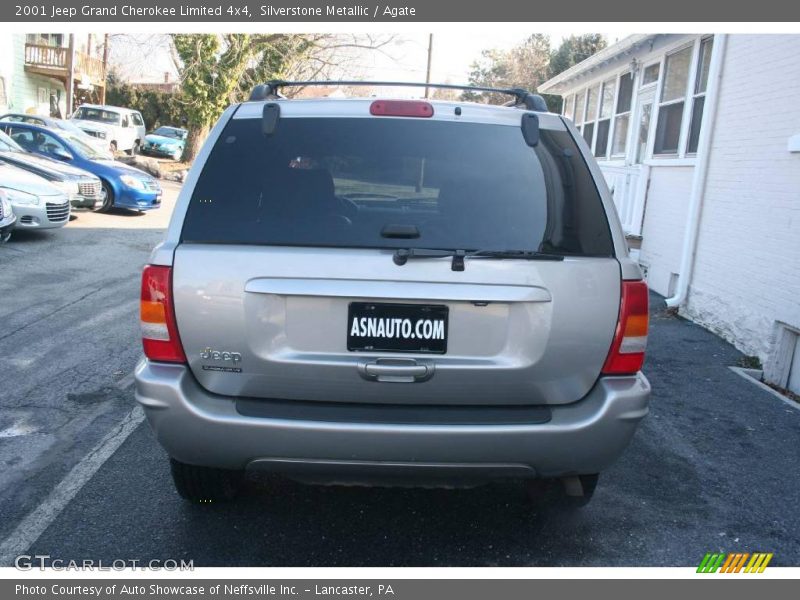 Silverstone Metallic / Agate 2001 Jeep Grand Cherokee Limited 4x4