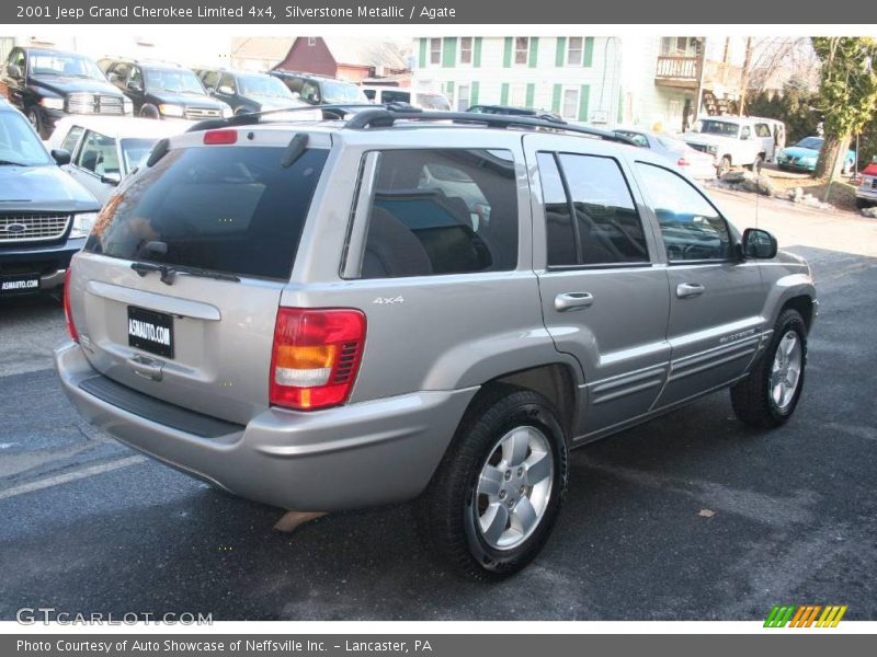Silverstone Metallic / Agate 2001 Jeep Grand Cherokee Limited 4x4