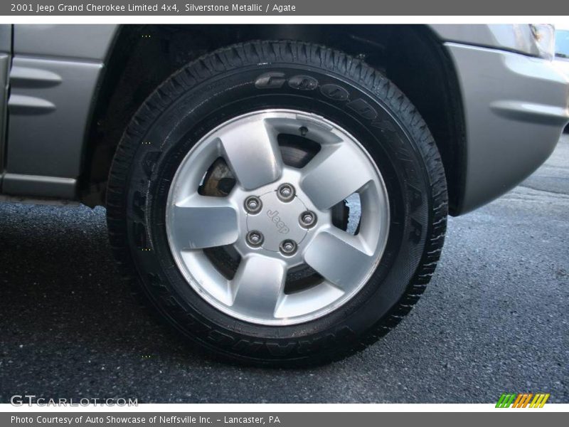 Silverstone Metallic / Agate 2001 Jeep Grand Cherokee Limited 4x4